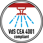Piktogramm VdS CEA 4001 compliant