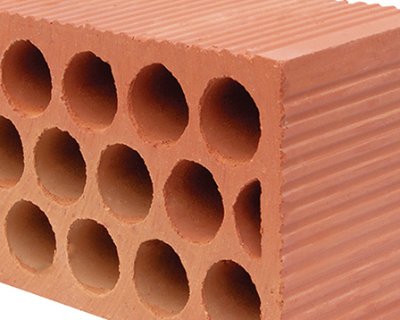 Hollow or perforated partition