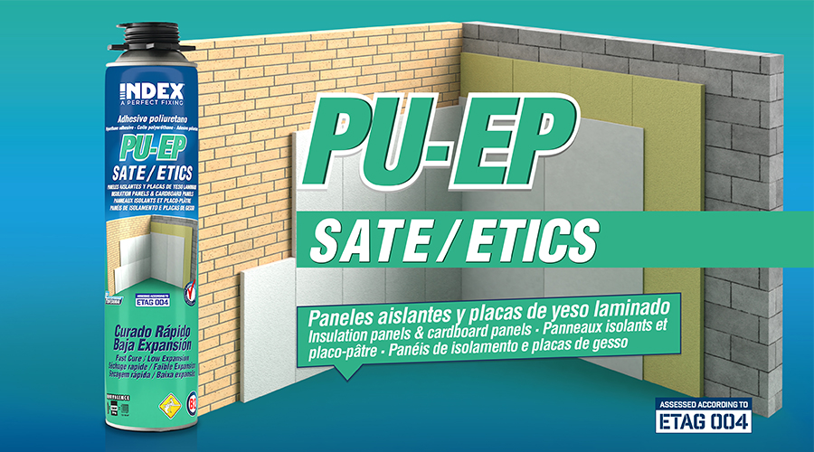PU-EP. Adhesivo de Poliuretano SATE/ETICS