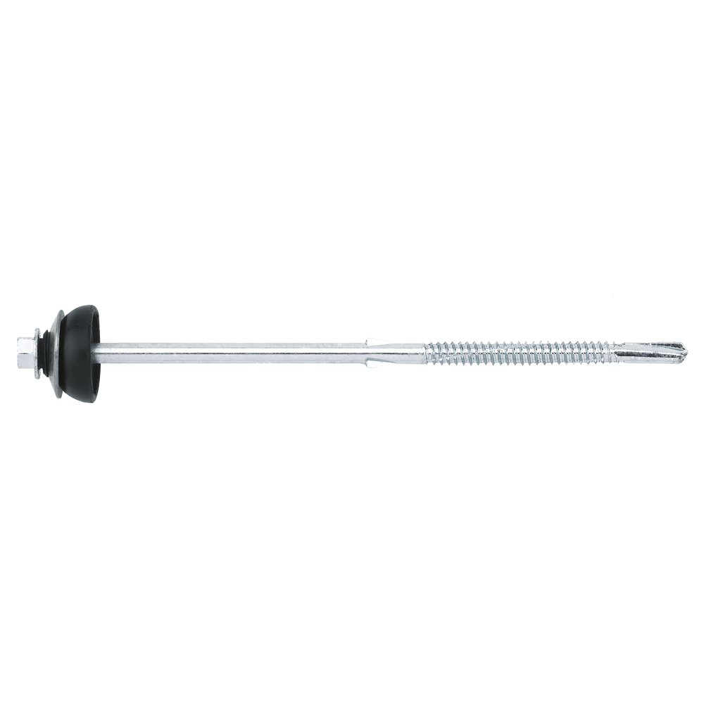 FIBR - Self-drilling screw for fibre cement, assembled with umbrella washer. 
