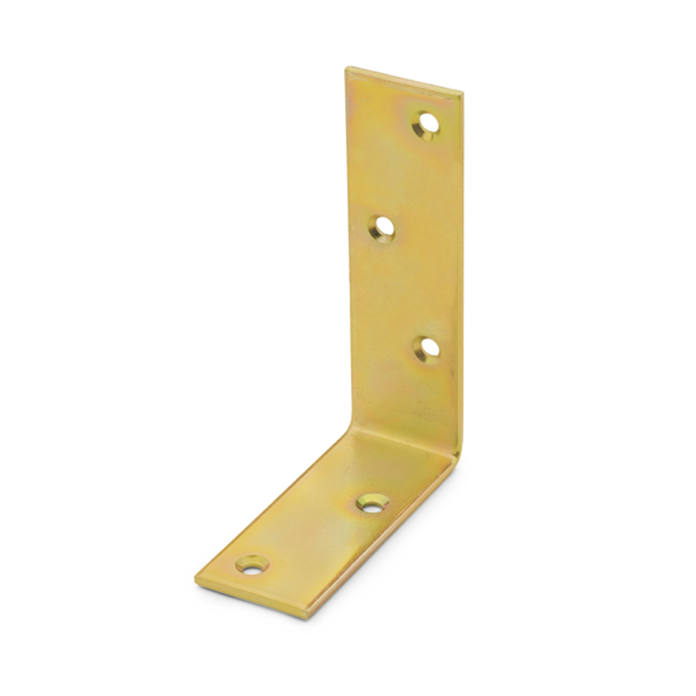 SC-PD - Yellow zinc-plated for posts, unequal-sided. 