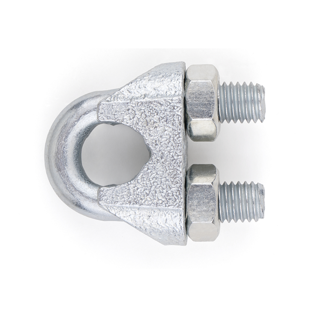 SJ-Z - Wire rope clip DIN 741. Zinc plated. 