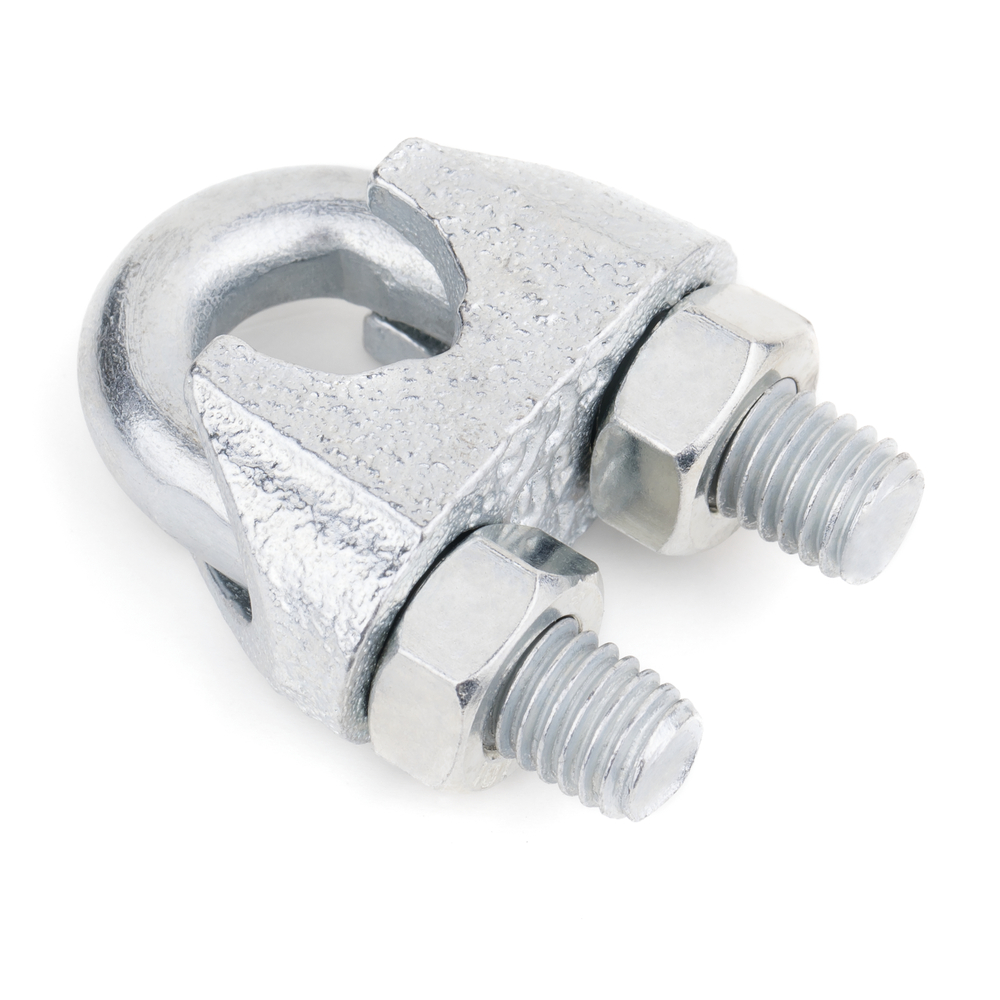 SJ-Z - Wire rope clip DIN 741. Zinc plated. 