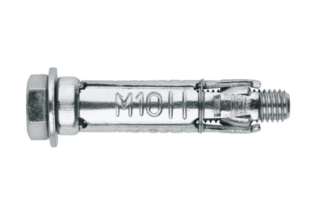 Clip zincado. INDEX AH16170 Homologado ETE Opción 7 Anclaje macho para cargas altas Eje zincado M16 x 170 Ø16, 25 uds. 