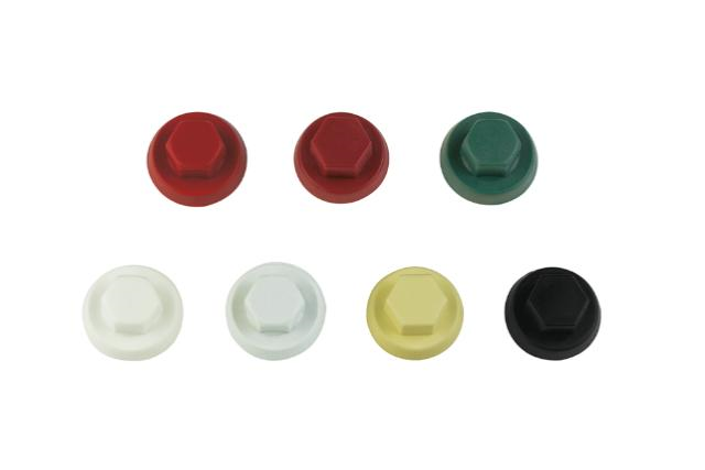INDEX. A Perfect Fixing - ATAP Nylon cover cap in colours, for hexagonal-head screws