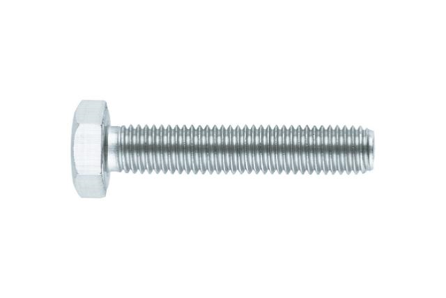 Hex Screws Stainless Steel VA V2A DIN 933 M8 Full Thread Thread Screws 