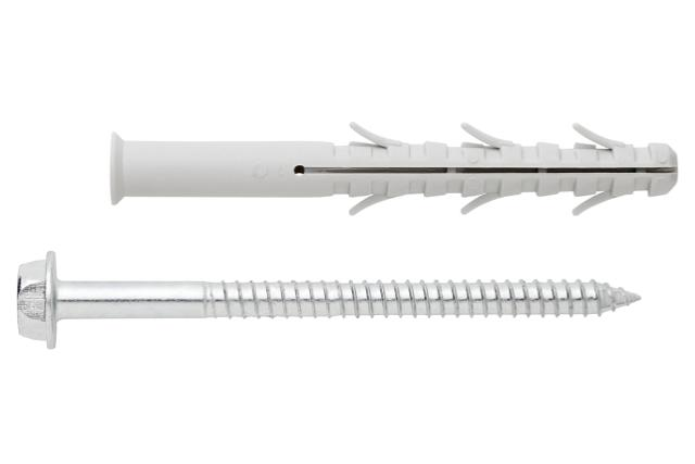 INDEX. A Perfect Fixing - TC-6E Nylondübel mit sechs Flossen und Sechskantschraube