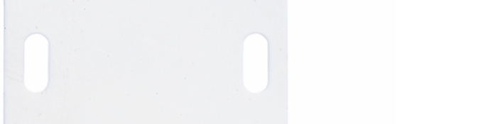 Placa de identificação de Nylon® de até 4,8 mm para braçadeiras