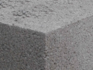 Detail eines Betonblocks