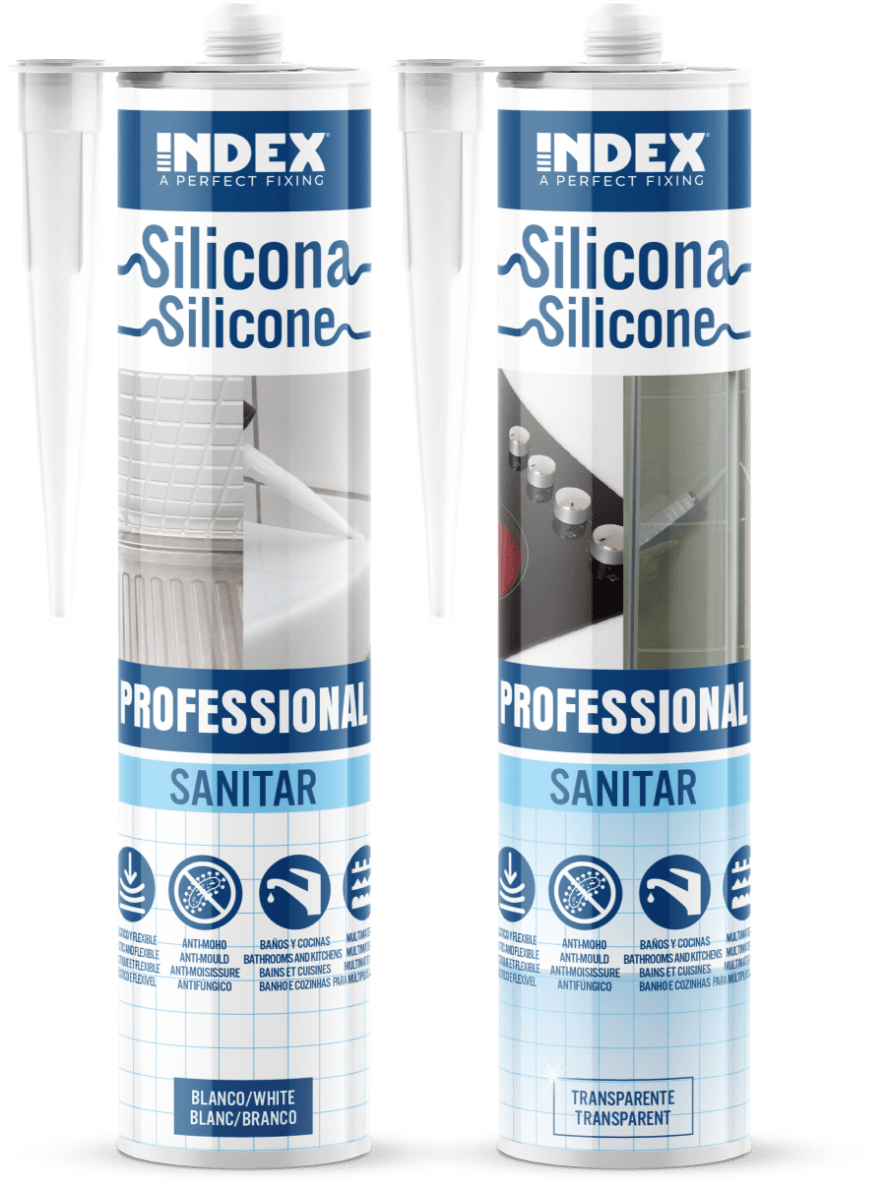 Silicona neutra profesional Sanitar blanco Index 280 ml. SIPRSB280