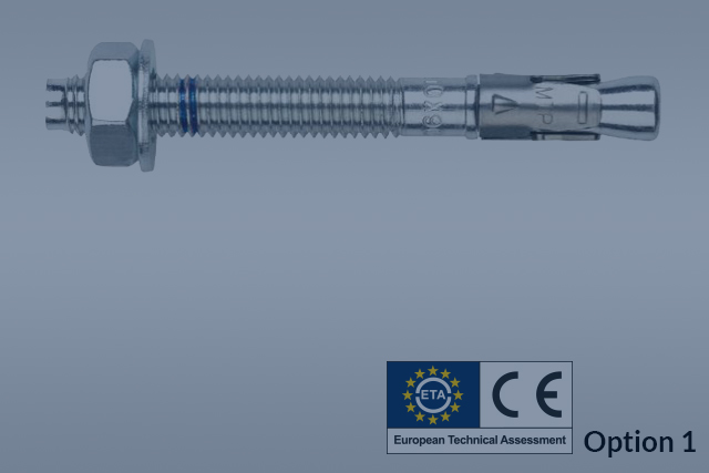 Anclaje metálico MTP con Homologación ETA Option 1