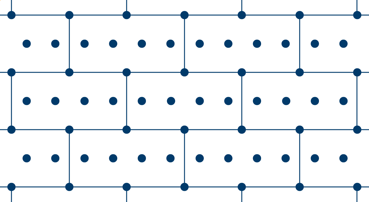 Disposición 12pcs/m2 de fijaciones SATE