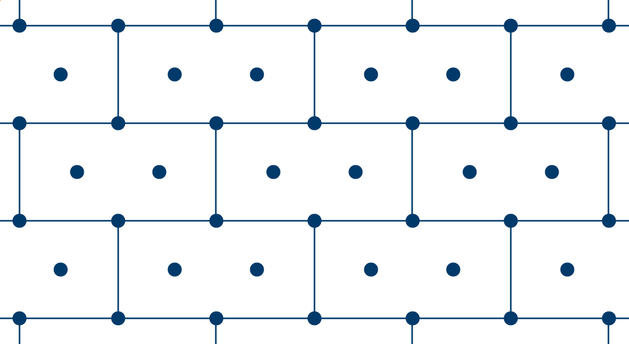 8pcs/m2 placement of ETICS fixings