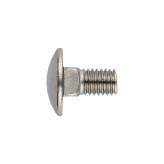 Round head square neck bolt. A2 stainless.