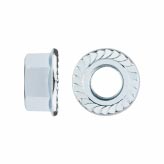 Serrated flange nut DIN-6923. A2 stainless.