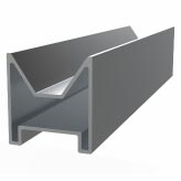 Aluminium joint for PSE-A profile.