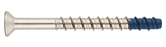 TXA-Betonschraube. ETB-Zulassung Opt.1. Senkkopf mit Bimetal Spitze. Rostfrei A4.