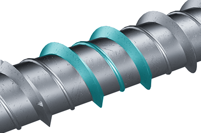 TH/TF-Betonschraube rosca Patentiertes Doppelgewinde