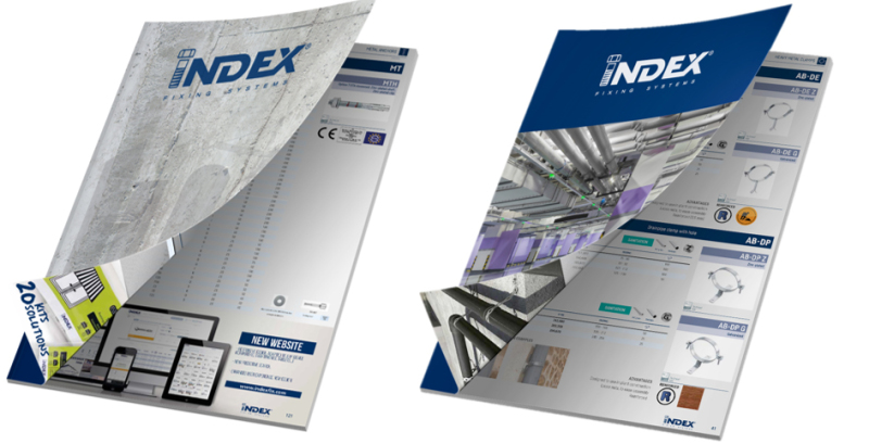 INDEX Fixing Systems lance ses nouveaux catalogues 2017
