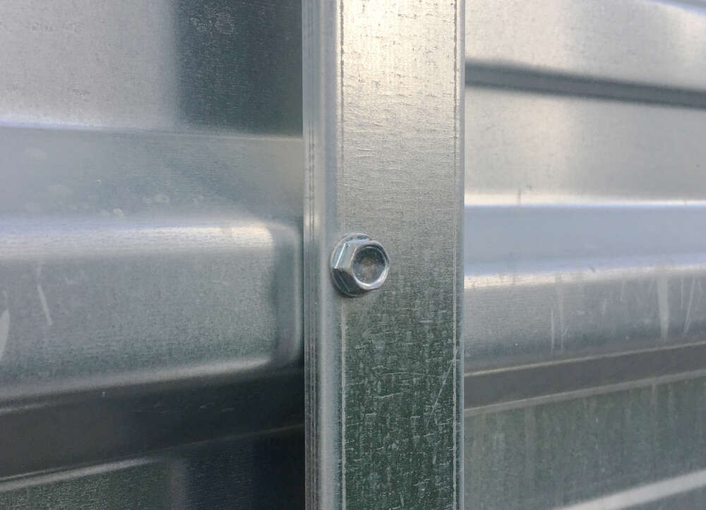 Viti Autoperforanti DIN 7504K, Testa Esagonale Con Guarnizione RAL6003, Zincato Bianco - Foto 12