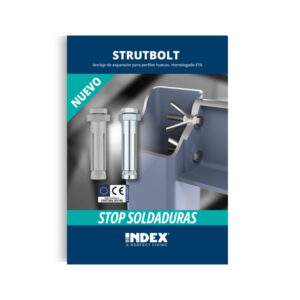 Mock up catálogo descargas STRUTBOLT ESP